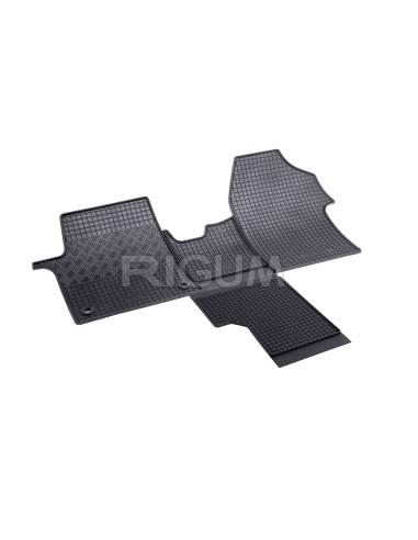 RIGUM Floor rubber mats (2 seats) (lux+tunnel) Citroen Jumpy III (2016-...) 
