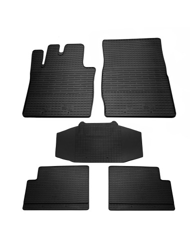 STINGRAY Floor rubber mats Mitsubishi L200 IV (2006-2015) 