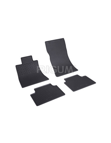 RIGUM Floor rubber mats (4x2) Alfa Romeo Giulia II (952) (2020-...) 