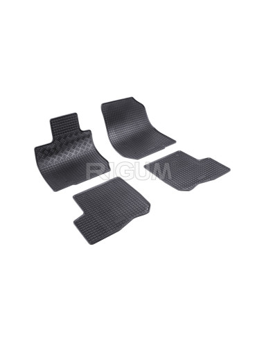 RIGUM Floor rubber mats (5 seats) Dacia Logan MCV I (L90/U90/F90) (2007-2012) 