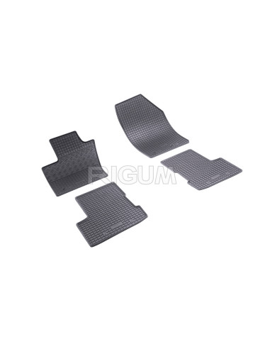RIGUM Floor rubber mats Fiat 500X I (334) (2014-...) 