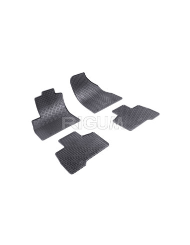 RIGUM Floor rubber mats (5 seats) Fiat Fiorino III (2007-...) 