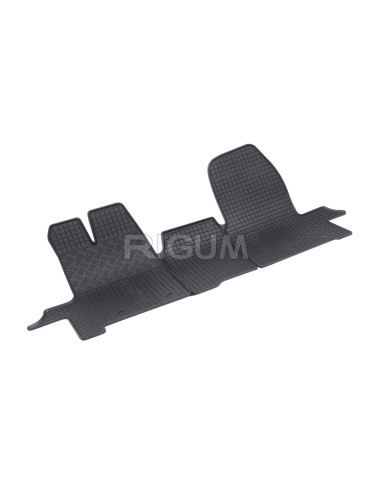 RIGUM Floor rubber mats (3 seats) Ford Transit IV (2015-...) 