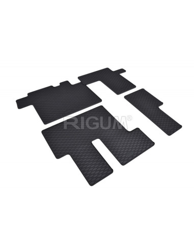 RIGUM Floor rubber mats (2+3 row) (9 seats) Hyundai Staria (2021-…) 