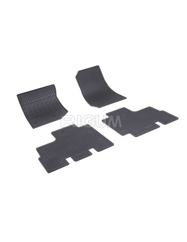 RIGUM Floor rubber mats Jeep Wrangler III (JK) (2007-2018) 