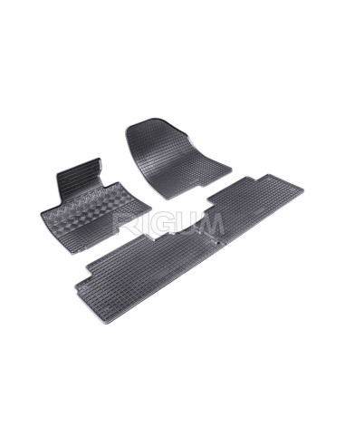 RIGUM Floor rubber mats (5 seats) Kia Carens III (RP) (2013-2019) 