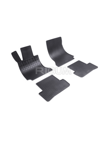 RIGUM Floor rubber mats Mercedes-Benz C-Class III (W204/S204) (2006-2015) 