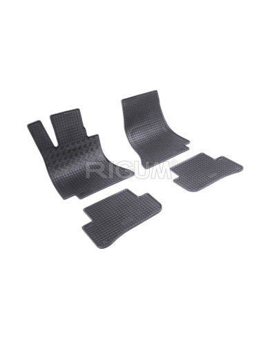 RIGUM Салонные резиновые коврики Mercedes-Benz C-Class IV (W205) (2014-2021) 
