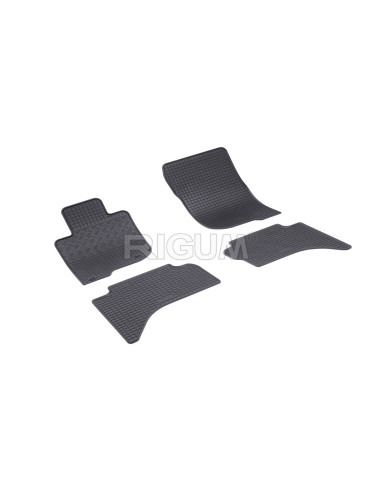 RIGUM Floor rubber mats Mitsubishi L200 V (2015-...) 