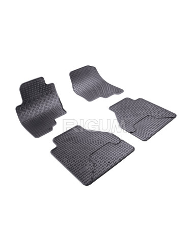 RIGUM Floor rubber mats Nissan Navara III (D40) (2004-2010) 