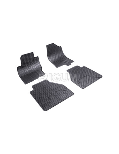RIGUM Салонные резиновые коврики Nissan Navara III (D40) (2010-2015) 