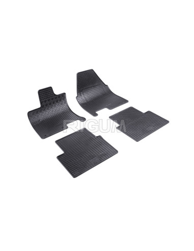 RIGUM Салонные резиновые коврики Nissan Qashqai+2 I (NJ10) (2008-2013) 
