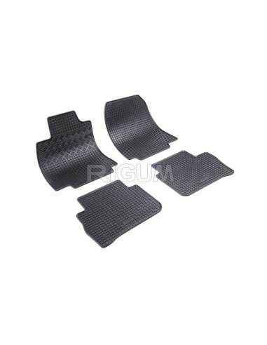 RIGUM Floor rubber mats (hatchback/sedan) Nissan Tiida I (C11) (2004-2013) 