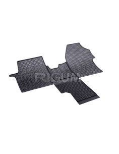 RIGUM Floor rubber mats (2 seats) (lux+tunnel) Opel Vivaro C (2019-...) 