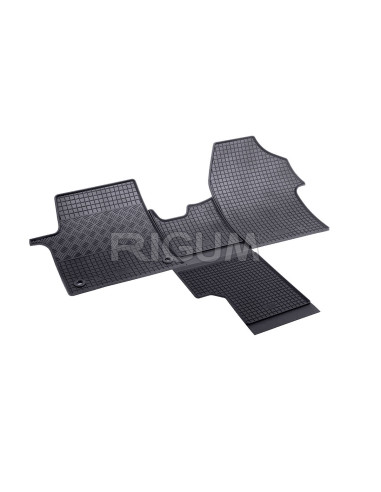 RIGUM Floor rubber mats (2 seats) (lux+tunnel) Opel Vivaro C (2019-...) 