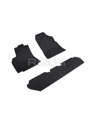 RIGUM Floor rubber mats (5 seats) Peugeot Partner II (2008-2018) 