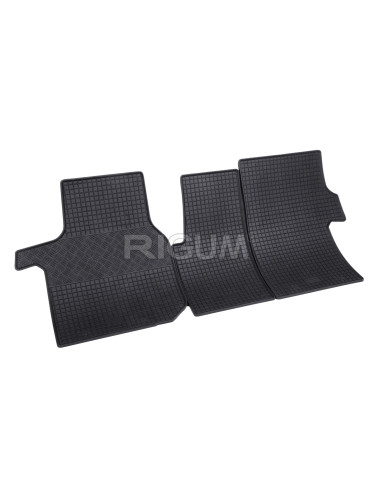 RIGUM Floor rubber mats (3 seats) Volkswagen Crafter II (2017-...) 