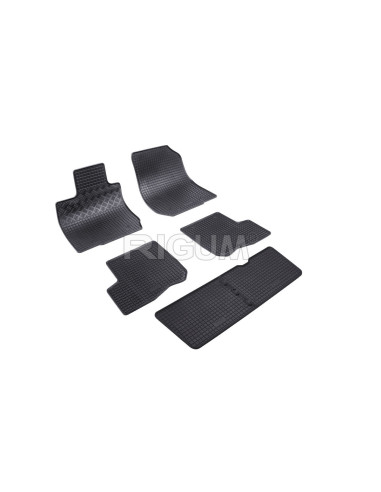 RIGUM Floor rubber mats (7 seats) Dacia Logan MCV I (L90/U90/F90) (2007-2012) 