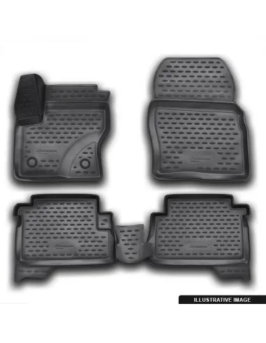 Novline 3D Floor rubber mats Audi A6 IV (C7) (2011-2018) 