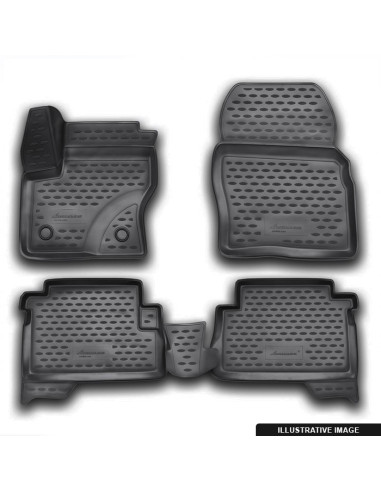 Novline 3D Floor rubber mats BMW 5 Series VI (F11) (2009-2017) 