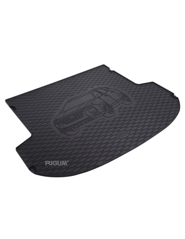 RIGUM Trunk rubber mat (5 seats) Hyundai Santa Fe IV (TM) (2018-...) 
