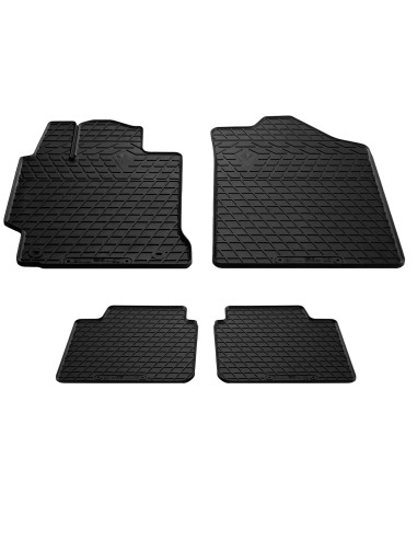 STINGRAY Floor rubber mats (crew cab) Toyota Hilux VIII (2015-...) 