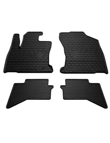 STINGRAY Floor rubber mats (crew cab) Toyota Hilux VIII (2015-...) 