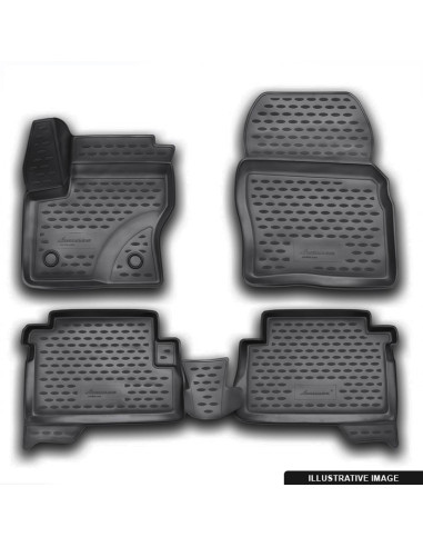 Novline 3D Салонные резиновые коврики Ford B-MAX I (B232) (2012-2018) 
