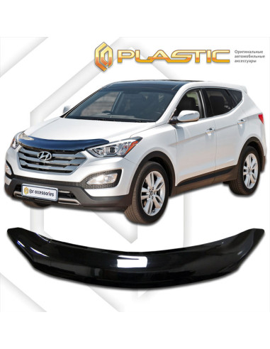1PLUSS-CP Дефлектор капота Hyundai Santa Fe III (DM/NC) (2012-2018) 