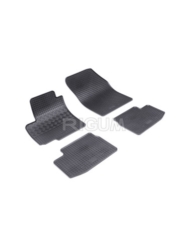 RIGUM Floor rubber mats (2nd row with heating) Fiat Talento II (2016-2020) 