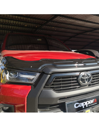 CAPPAFE Дефлектор капота Toyota Hilux VIII (2020-…) 