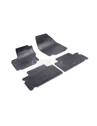 RIGUM Floor rubber mats (5 seats) Ford Galaxy II (2006-2015) 