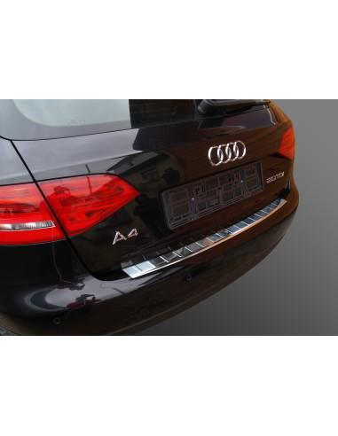 AVISA Защита заднего бампера (универсал) Audi A4 IV (B8) (2012-2015) 