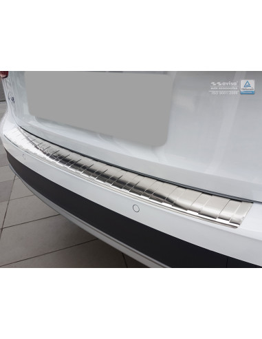 AVISA Rear bumper protector (allroad) Audi A4 V (B9) (2015-…) 