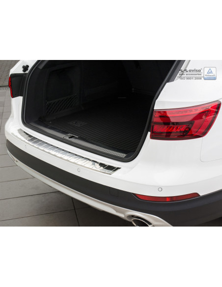 AVISA Rear bumper protector (allroad) Audi A4 V (B9) (2015-…) 