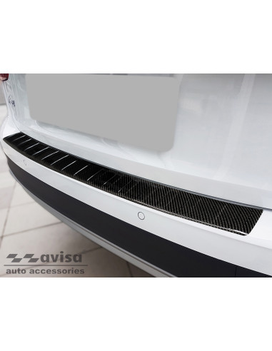 AVISA Rear bumper protector (allroad) Audi A4 V (B9) (2015-…) 