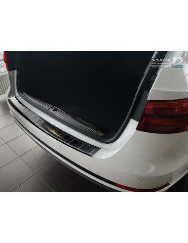 AVISA Защита заднего бампера (универсал) Audi A4 V (B9) (2015-…) 