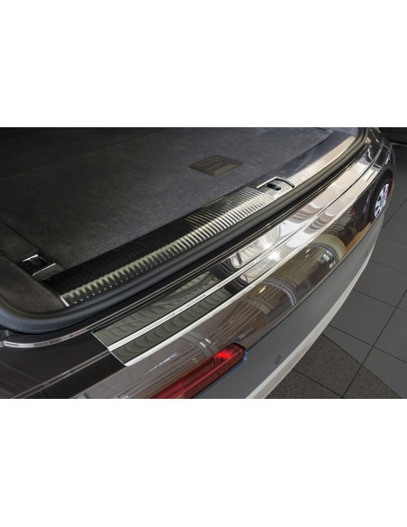 AVISA Rear bumper protector Audi Q7 II (4M) (2015-…) 