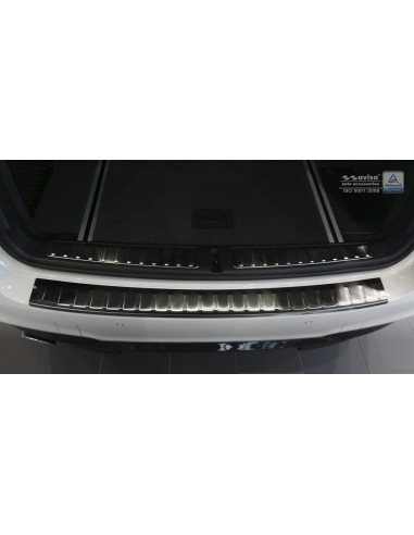 AVISA Rear bumper protector (fits also to x-line) BMW X3 II (F25) (2014-2017) 