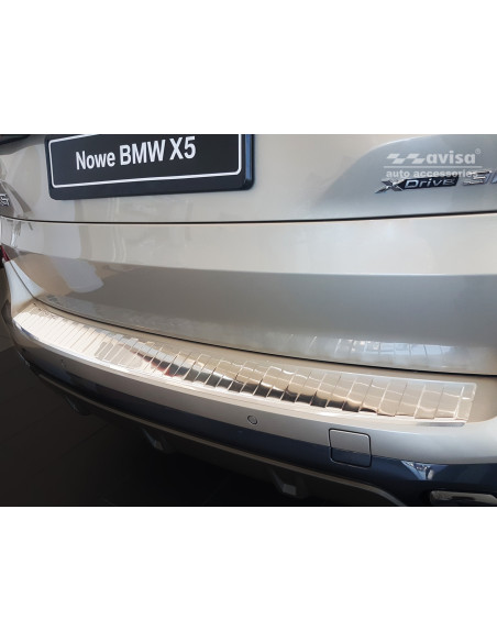 AVISA Rear bumper protector (m-package) BMW X5 IV (G05) (2018-…) 