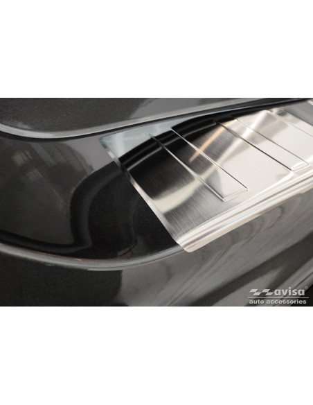 AVISA Rear bumper protector (hatchback) (sedan) Ford Mondeo IV (2014-…) 