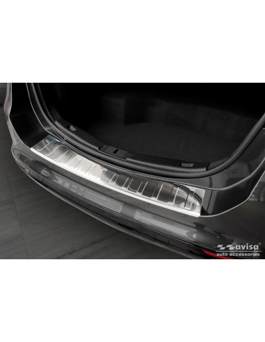 AVISA Rear bumper protector (hatchback) (sedan) Ford Mondeo IV (2014-…) 