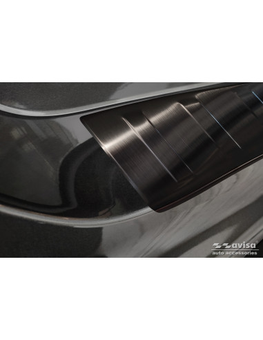 AVISA Rear bumper protector (hatchback) (sedan) Ford Mondeo IV (2014-…) 