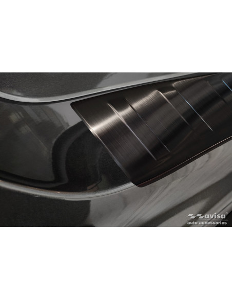 AVISA Rear bumper protector (hatchback) (sedan) Ford Mondeo IV (2014-…) 