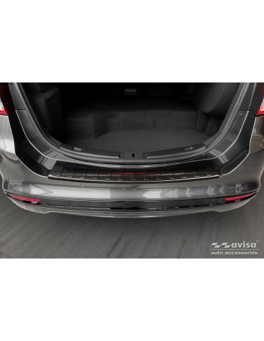 AVISA Rear bumper protector (hatchback) (sedan) Ford Mondeo IV (2014-…) 