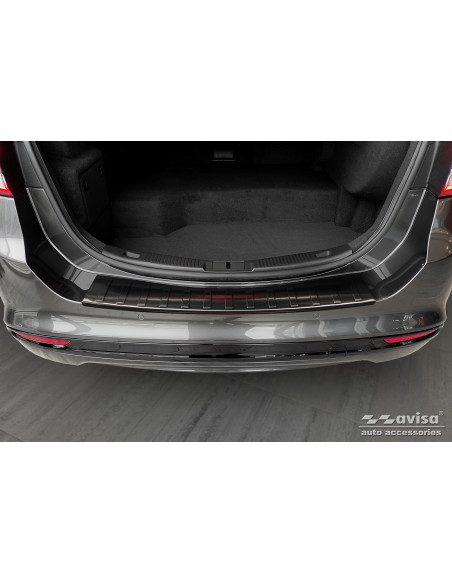 AVISA Rear bumper protector (hatchback) (sedan) Ford Mondeo IV (2014-…) 