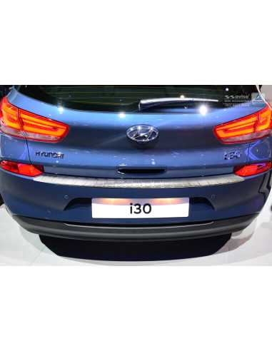 AVISA Rear bumper protector Hyundai i30 III (PD) (2016-2020) 