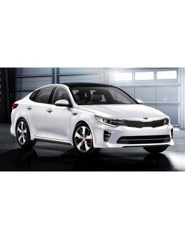AVISA Защита заднего бампера (седан) Kia Optima IV (JF) (2015-2020) 