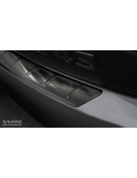 AVISA Rear bumper protector (сoupe) Mercedes-Benz C-Class IV (W205) (2014-2021) 