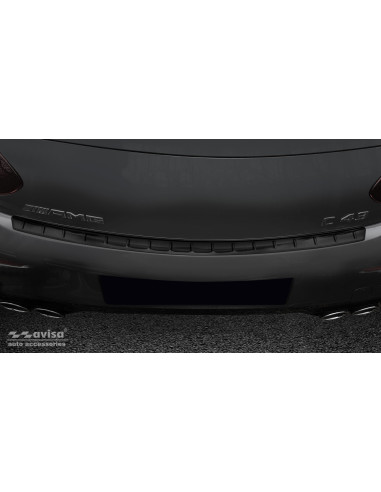 AVISA Rear bumper protector (сoupe) Mercedes-Benz C-Class IV (W205) (2014-2021) 